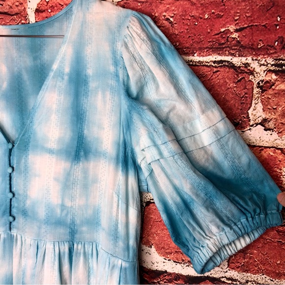 Shibori hand dyed maxi dress - Picture 5 of 9
